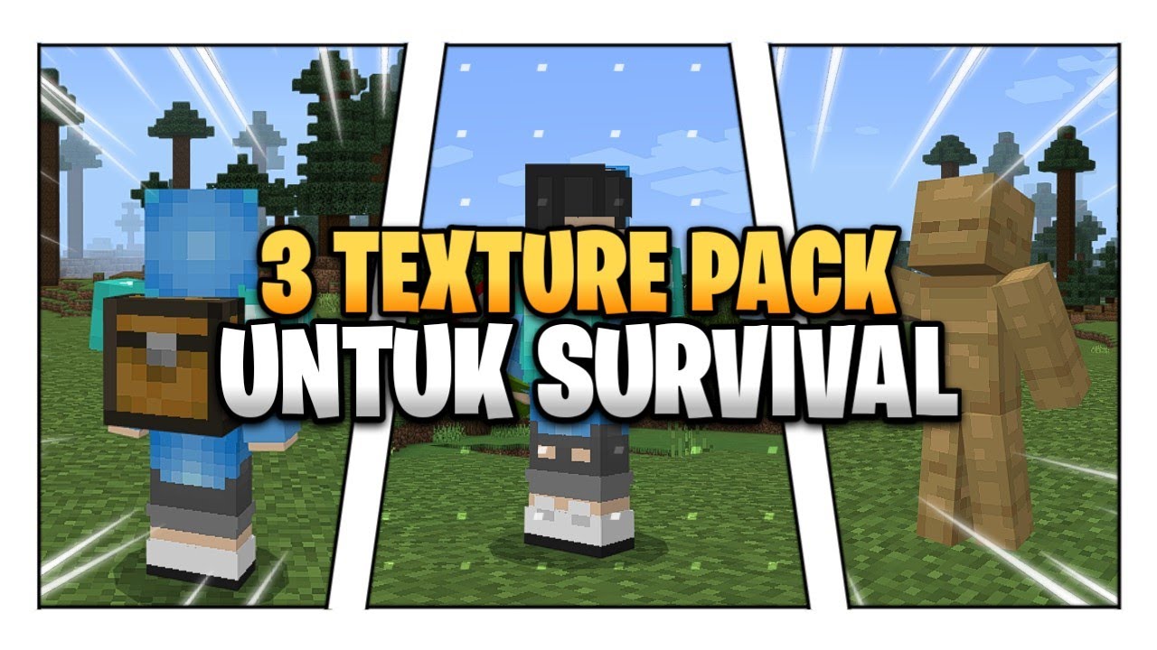 3 Texture Pack Yang Cocok Untuk Bermain Survival Di Minecraft PE - Part ...
