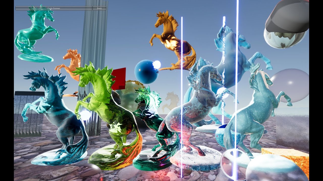 InfiniGLASS URP - Density based refractions and Subsurface scattering, video preview 2