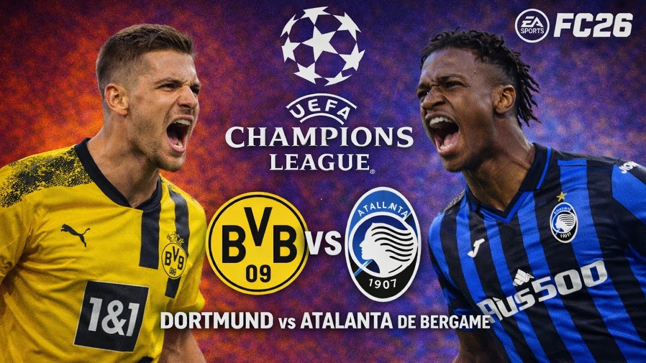  DORTMUND  vs ATALANTA  | FC26 CHAMPIONS LEAGUE 🔥