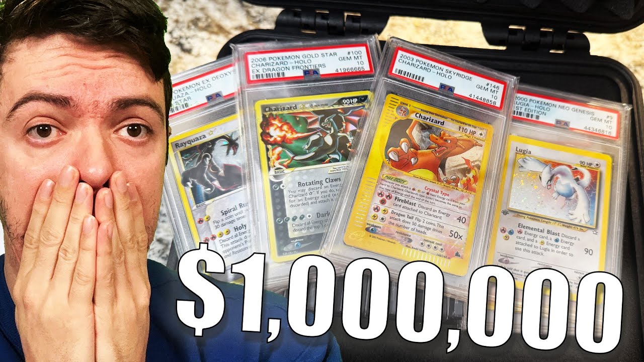My $1 Million Dollar Pokemon Card Collection (My Top Rarest Cards)