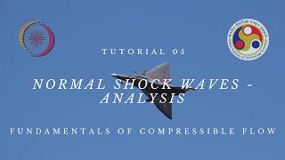 Tutorial 05 | Normal Shock Waves - Analysis