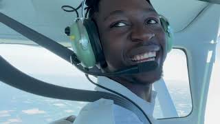 Bushpilot Picking Up An Important Dog In The Bush