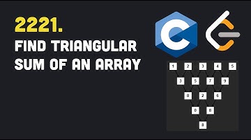 Leetcode | 2221. Find Triangular Sum of an Array