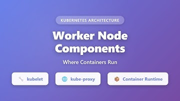Kubernetes Worker Node Components Explained: kubelet, kube-proxy & Container Runtime