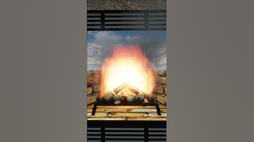 lumion render bonfire in chimney for winters