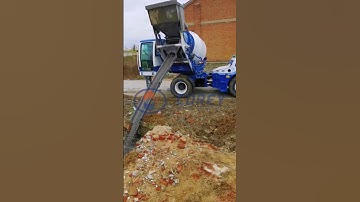 Self Loading Concrete Mixer truck #concretemachinery #concretemixer #mixertruck #concretemixertruck