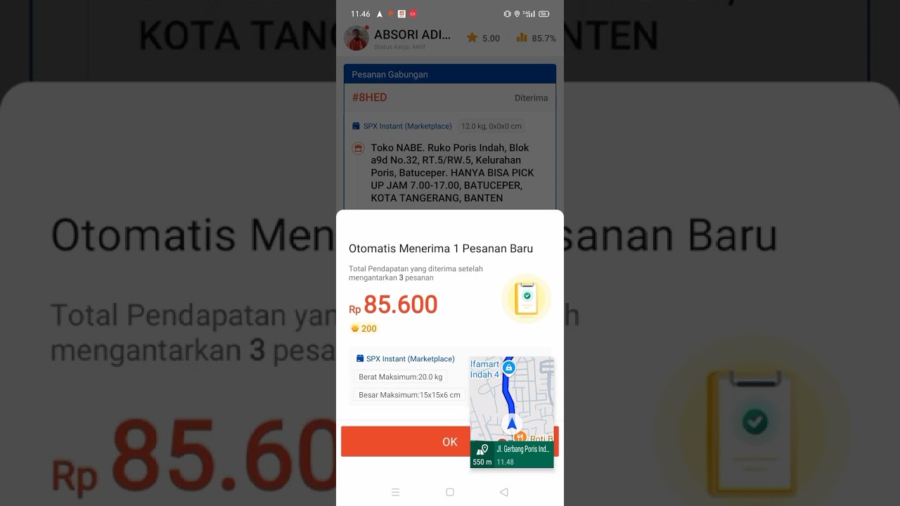 mau pick up spx pesanan masuk lagi shopee food driver