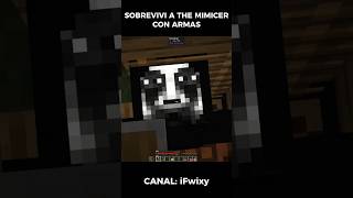Sobreviví a THE MIMICER 💀 PT2 #minecraft #minecraftmods #horror