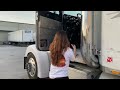 POV GIRLFRIEND JOINS ME ON THE ROAD TRUCKING
