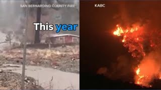 California Weather: Wildfire vs storms