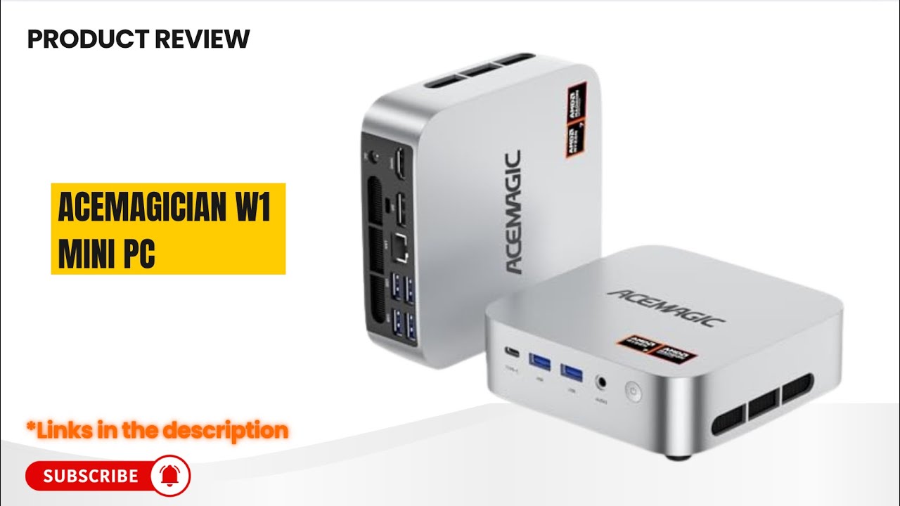 ACEMAGICIAN W1 Mini PC Review 2026 – AMD Ryzen 7 H 255, 32GB DDR5, 1TB PCIe4 SSD, Radeon 780M 8K