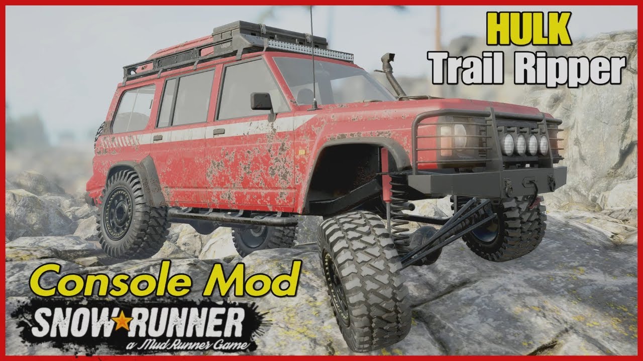 Snowrunner Console Mods HULK Trail Ripper PS5 Nissan Patrol New Mod
