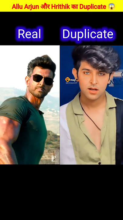Pushpa Raj और Hrithik का Duplicate 😱😂 || New South Indian Movie Dubbed In Hindi 2024 Full #shorts