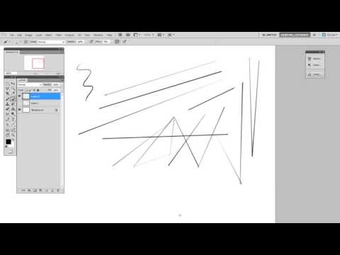 How to draw straight lines in Photoshop