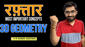 Most Important Concepts - 3D Geometry | Raftaar| Nishant Vora #jee #jeemains #jee2023 #jeemain