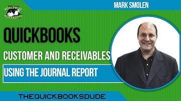 Using The Journal Report In QuickBooks