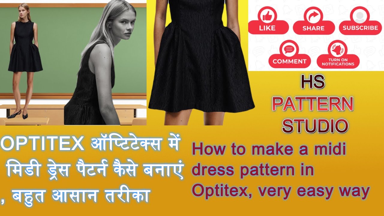 Short Dress Pattern Drafting–Make It Perfect Fit Every,