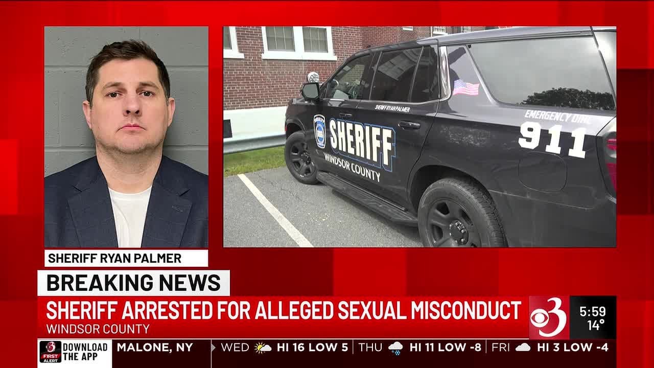 Windsor County sheriff arrested on sexual misconduct charges