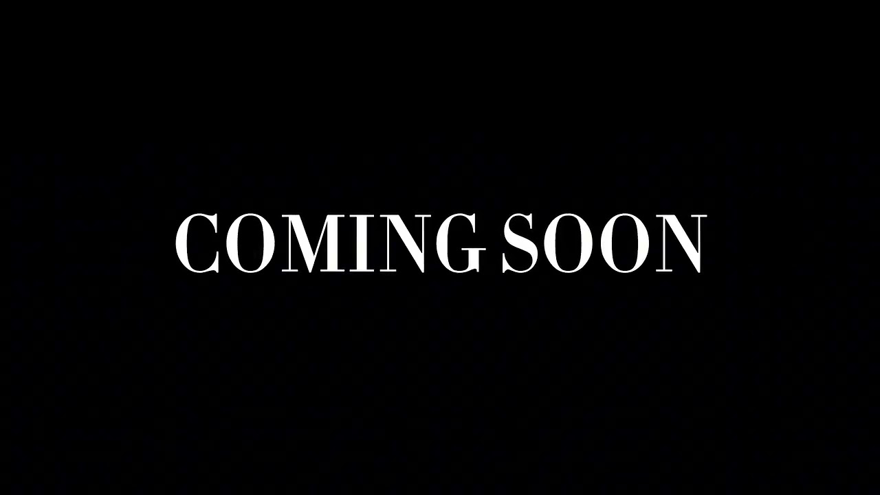 Coming Soon Black Screen | Teaser Text Animation