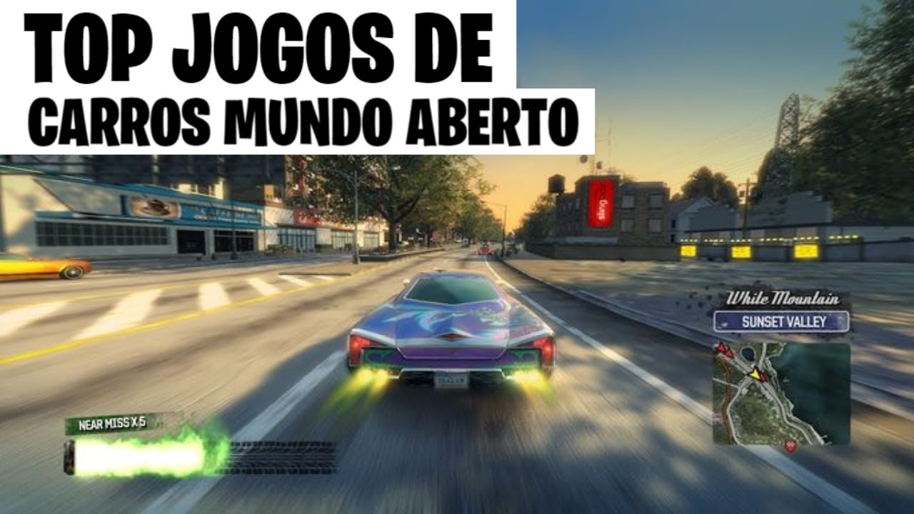 OS 10 MELHORES JOGOS de CARROS MUNDO ABERTO para Android/IOS