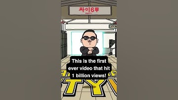 This is the 1st ever video that hit 1B views on YouTube: PSY - Gangnam Style #psy #shorts