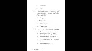 M.Sc. zoology (sem.-VI)_Metagenomics, Epigenetics Chromatin Biology #question_paper #study #science
