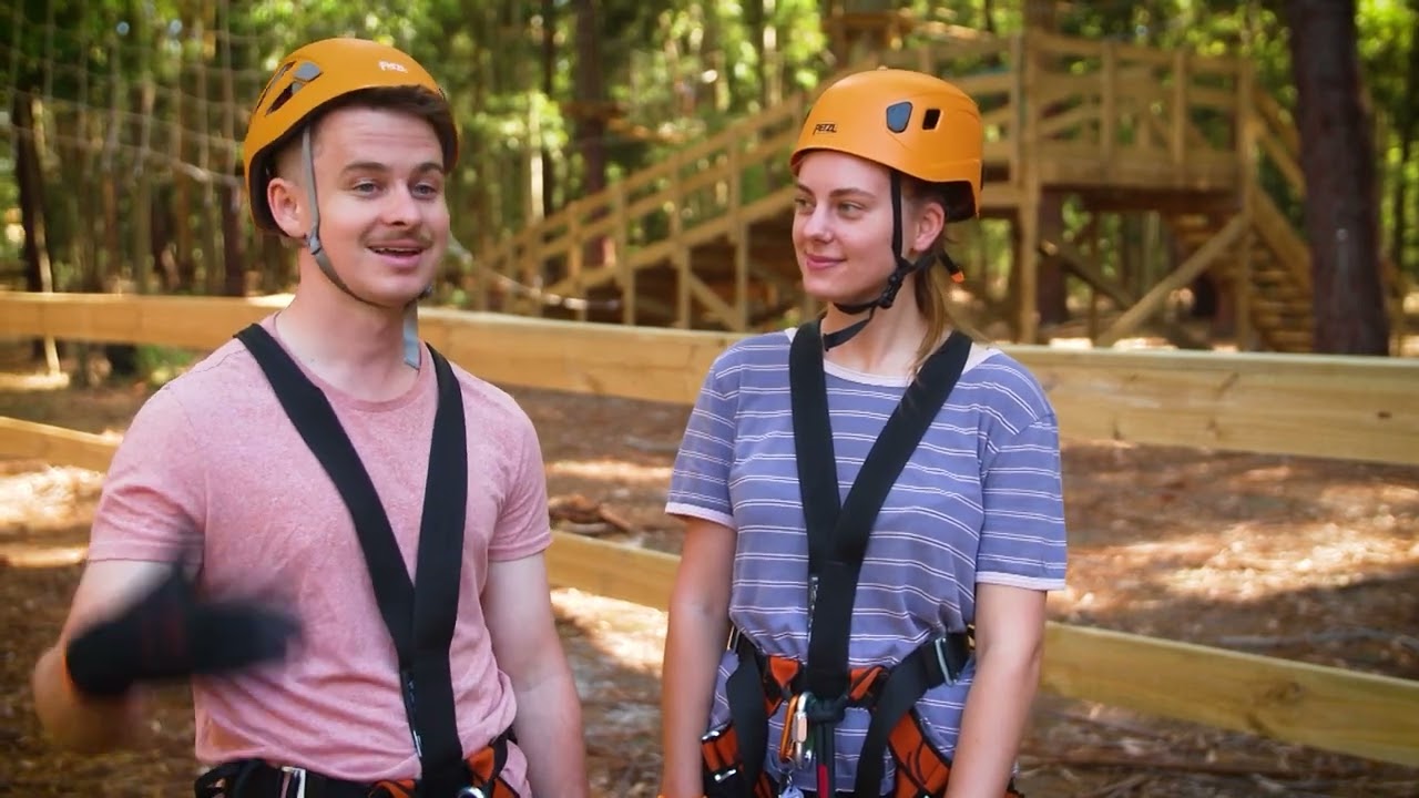 South Aussie with Cosi  Visits TreeClimb Kuitpo Forest