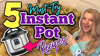 5 Unbelievable INSTANT POT RECIPES that will CHANGE YOUR LIFE! Easy & Tasty WEEKNIGHT DINNER IDEAS