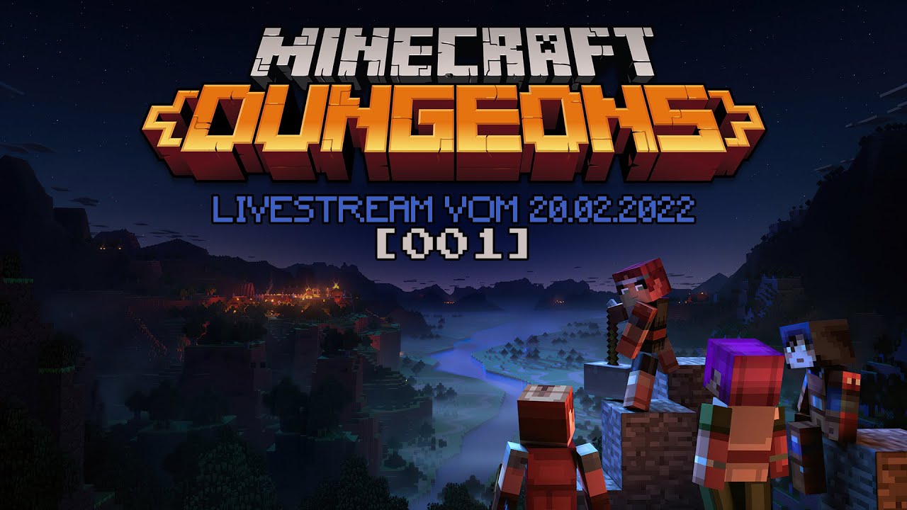 DUNGEON CRAWLING FÜR ANFÄNGER ⚔️ Minecraft Dungeons Stream [001] - YouTube