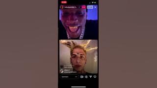 Hotboii talks to someone he was locked up with on IG live “u was scared”