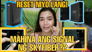 PAANO MAG RESET NG SKY FIBER MODEM AT MESH | HOW TO RESET THE SKY FIBER MODEM | Mechelle Turcido
