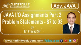 JAVA I/O Assignments Part 2 Profile
