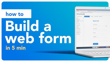 How to build a web form - the easy way