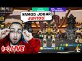 🔴LIVE CORRIDA DA PRATA🔴 UPANDO HANGAR e FARMANDO PRATA! War Robots Brasil