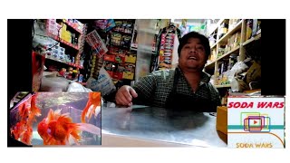 Regalando peces al Señor de la Tienda(visitando Mixhiuca)