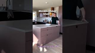 Would a movable kitchen island make your kitchen more functional? 🏡🍳 #shorts