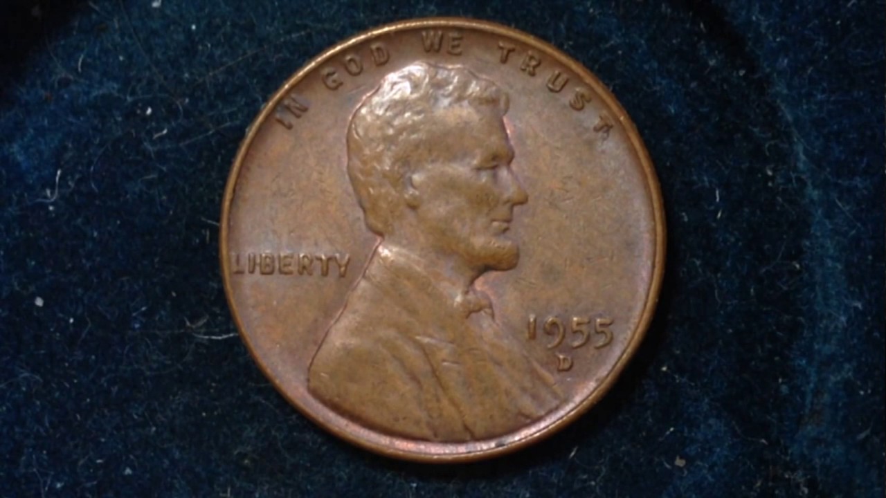 1955 D Wheat Penny (Mintage 563 Million) - YouTube