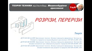 картинка: Розрізи, перерізи  Теорія