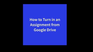 How to Submit an assignment from your google drive on Schoology