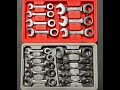 Gearwrench 72-Tooth Ratcheting Combination SAE/Metric Wrench Set's Review and Tool Organization