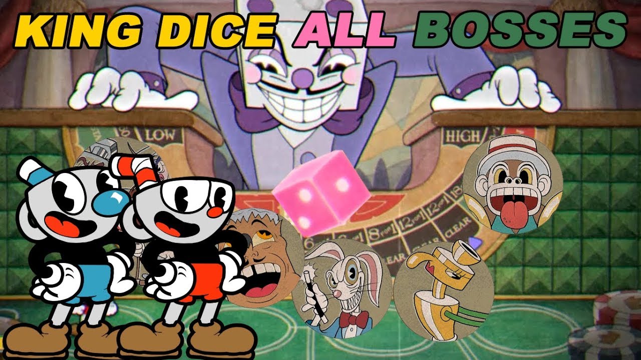 gamer ar, king dice all casino bosses, cuphead king dice, cuphead all bosse...