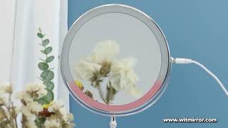 Lighted makeup mirror with magnification screenshot 4