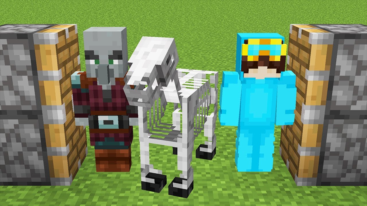 Nico + skeleton horse + pillager = ??? YouTube
