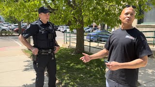 First Amendment Audit.Postal employee try to physically INTIMIDATE(re-visit)