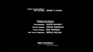 TERMINATOR (1984) | End Credits (VHS)