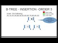 Data Structures - B Tree Insert