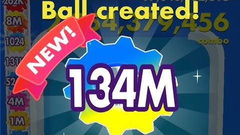 Bounce merge gameplay 134m😎 / playing tiktok