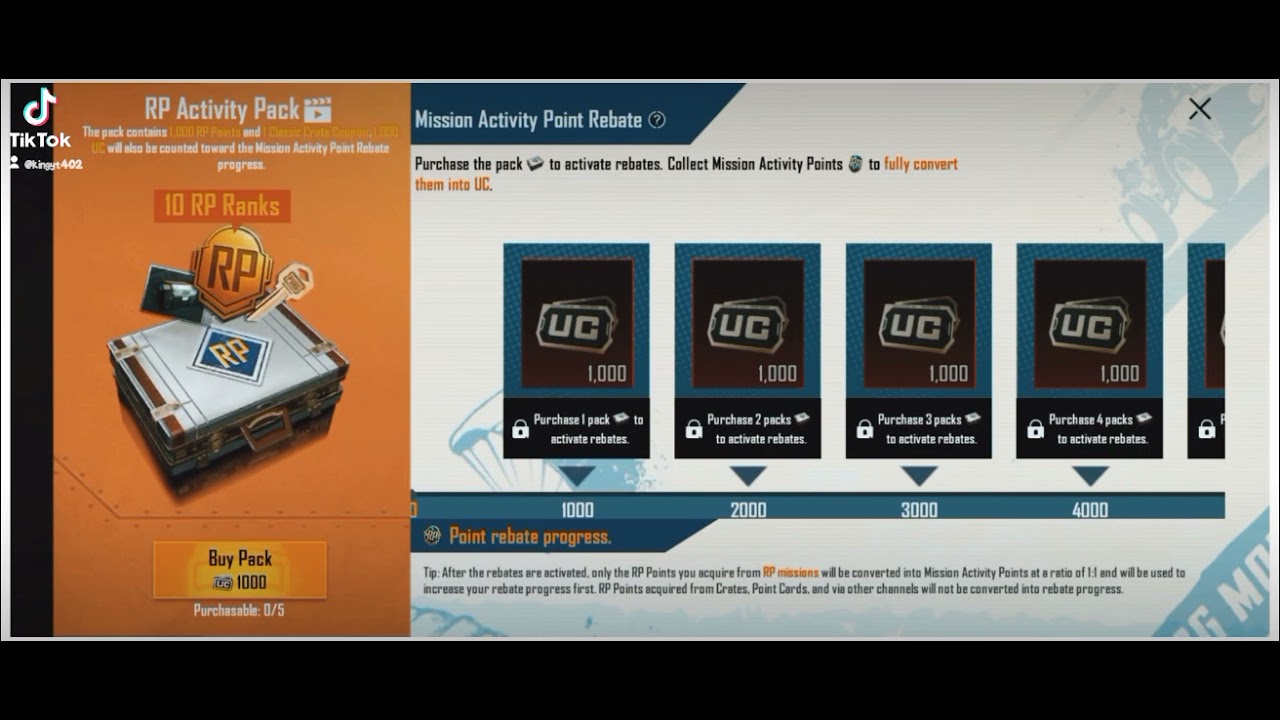 50 RP MAX OUT 💕❤️