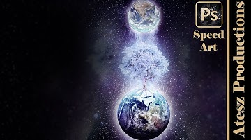 Tree of life | Photoshop tutorial | Speed Art