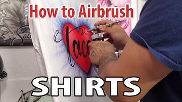 How to Airbrush a Shirt for Beginners